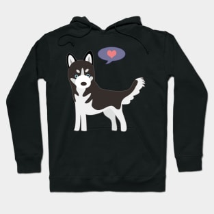 Black Husky Love Hoodie